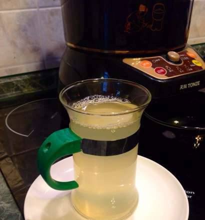 Lemon Ginger Warming Drink (Tonze BJH-810B Herb Brewer)