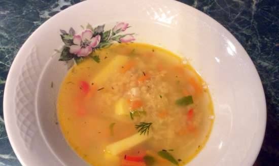 Bream chorba - lean lentil soup (multicooker Zigmund & Shtain MC-DS42IH)