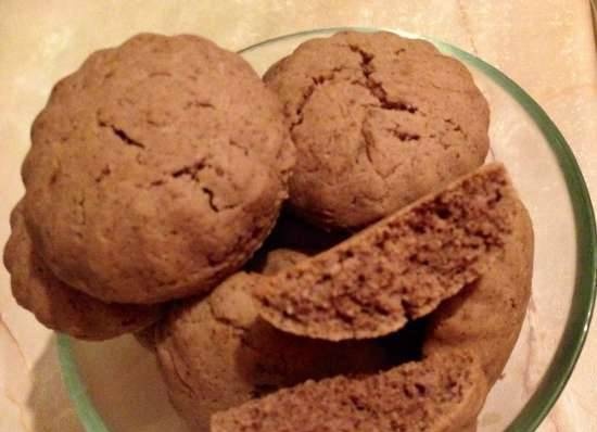 Walnut cookies made from spelled flour