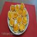 Cottage cheese baskets with peach