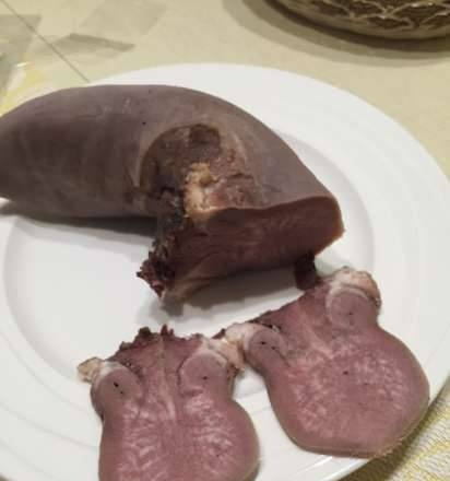 Lengua de ternera Sous-Vid (Olla a presión Steba DD2 XL)