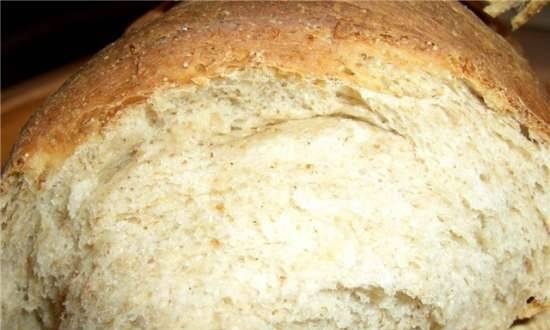 Wheat bread with cereal grits and cereals (oven)
