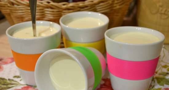 Crema agria casera con un 25% de grasa (yogurtera Oursson)