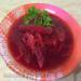 Lean soup Beetroot with Chickpeas (multicooker Bork U600)