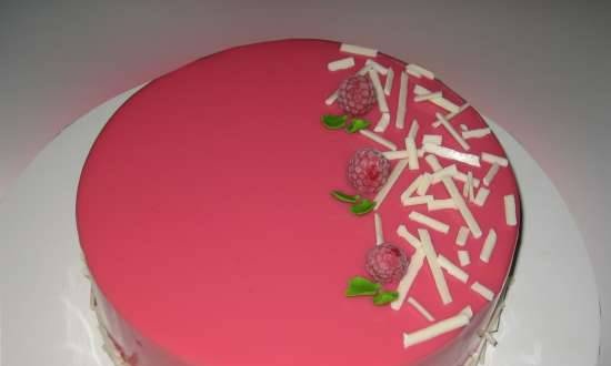 Raspberry-coconut cake