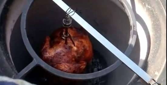 "Lousy" chicken in a tandoor