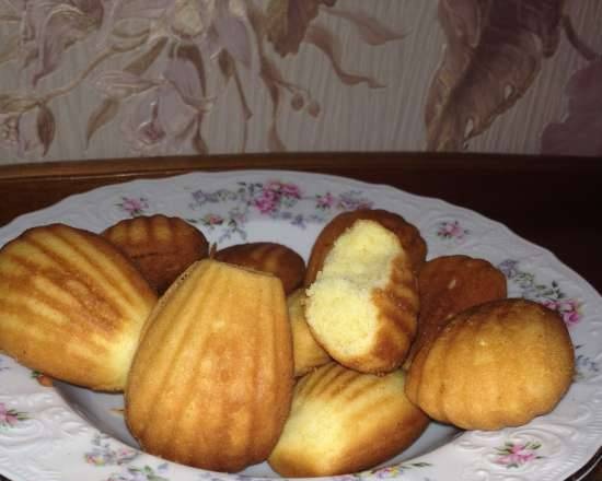 Madeleine Orange Vanilla Cookies