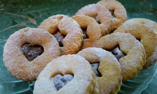 Biscuiți Linz (Linzer Augen, Linzeraugen)