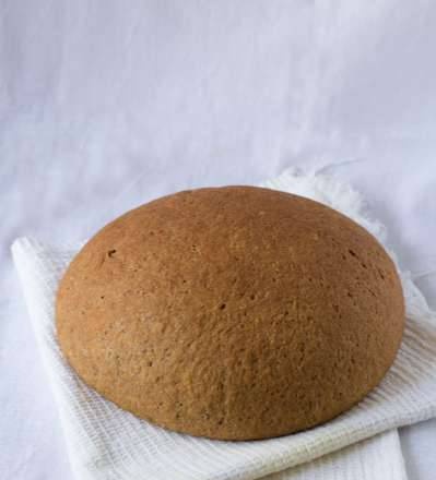 Whole-grain wheat-rye bread with chocolate