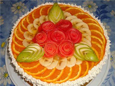 Cake "Pineapple mambo"