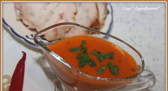 Arrabiata sauce (from Italian arrabbiata) (Vitek VT-2620 soup blender)