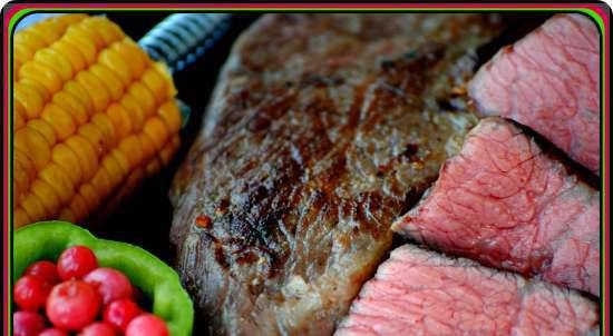 Sous vide beef steak at Caso SousVide Center SV 1000