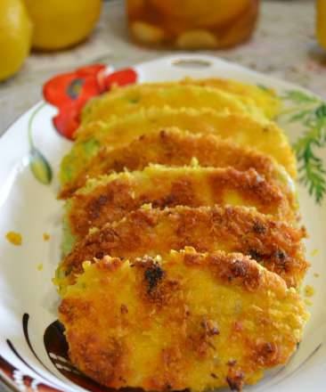Zucchini in aromatic spices with a crispy crust