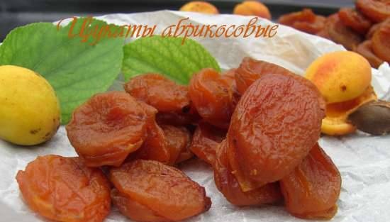 Candied apricot