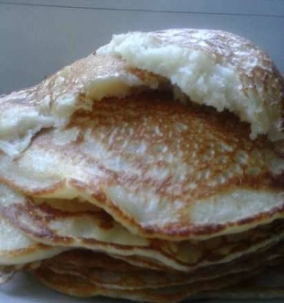 Sourdough pancakes 100% moisture (no eggs)