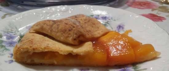 Biscuit with peach