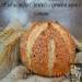 Pane su lievito liquido con farina di grano saraceno e fiocchi