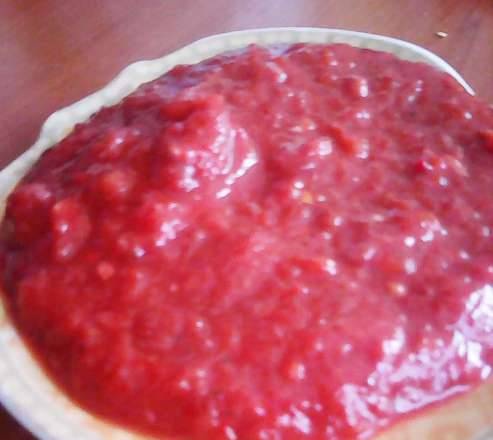 Ketchup with plums in a slow cooker (high-speed method)