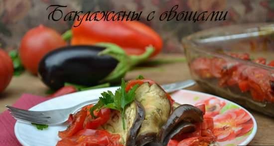 Eggplant with vegetables