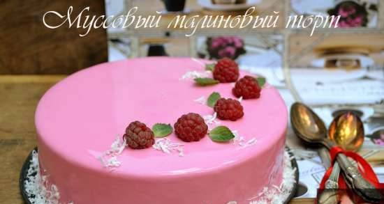 Mousse raspberry cake