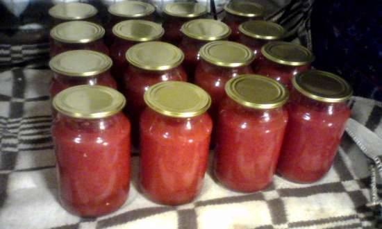 Tomatensap voor de winter