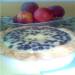 Shortbread pie with blueberries