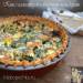 Quiche with camembert and sun-dried tomatoes