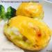 Baked potatoes with broccoli, cheese and chicken breast