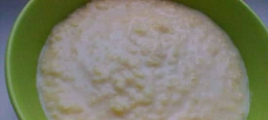 Milk porridge from millet in a multicooker Philips 3060