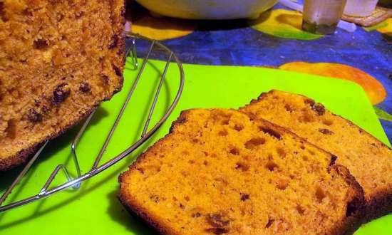 Cottage cheese-pumpkin cake "Last day of autumn"