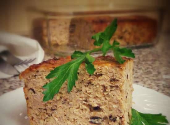 Cutlet casserole with prunes "Waiting for the holiday"