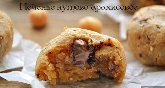 Chickpea-peanut cookies (lean, gluten-free, vegetarian)