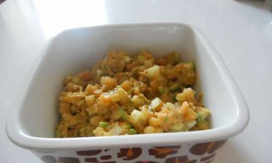 Turnip and Avocado Salad for Low Carb Diets and Diabetics