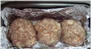 Minced meat jackdaws in the oven