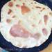Flatbread (Chapati) van Batat en griesmeel in Princess pizza maker (chapatnice)