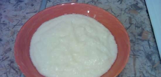 Semolina porridge in Shteba for 10 min