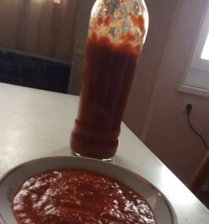 Satsebeli - Georgian tomato sauce (recipe for KM Kenwood with a sieve-rub)