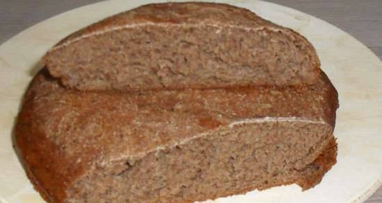 Whole grain rye wheat bread with malt (unmixed)