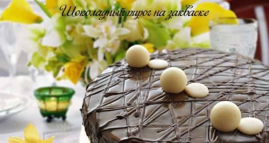 Kovászos csokoládé torta