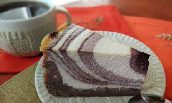 Curd cheesecake "Blueberry White Nights"