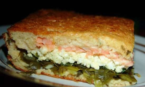 Onion and Salmon Pie (Attack and all other stages of the Ducan diet)