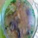 Sopa de champiñones con frijoles en olla de cocción lenta