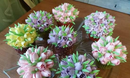 Caramel Cupcakes "Tulips for Princess"