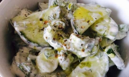 Cucumber salad "Turkish"