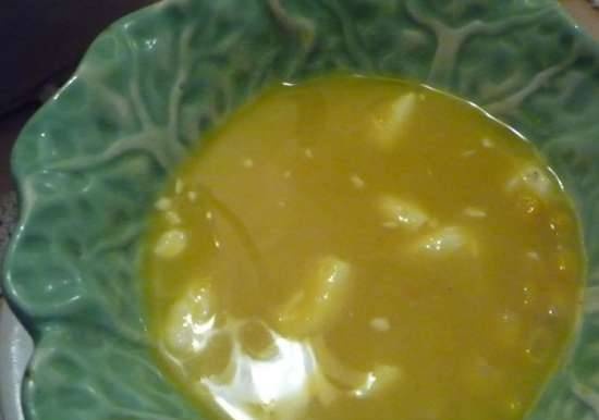 Zucchini-corn soup in a blender-soup cooker Endever SkyLine BS-92