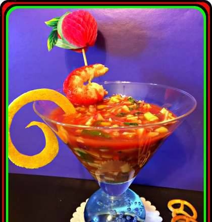 Sea tomato cocktail