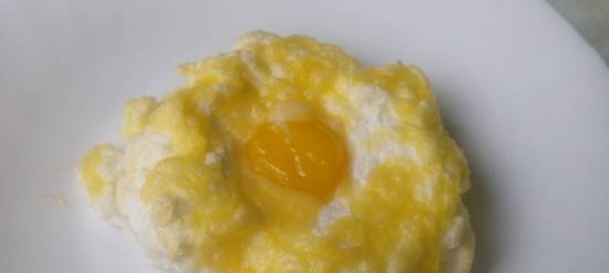 Fried eggs in the oven