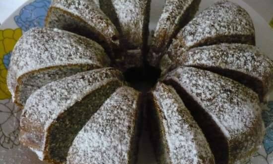 Torta ai semi di papavero con panna acida (Cupcake GFW-025 Keks Express)