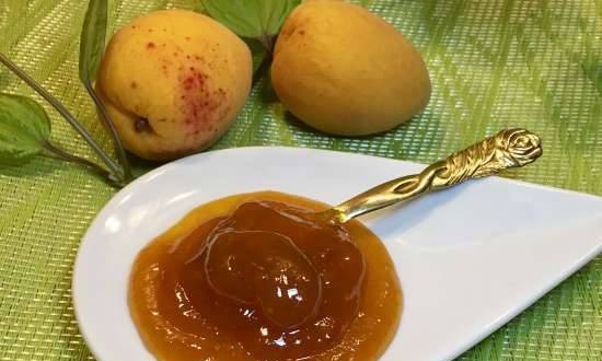 Flavored apricot jam with your favorite herbal balm in a slow cooker