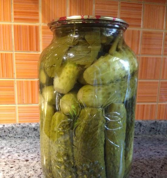Chuchin's favorite pickled cucumbers